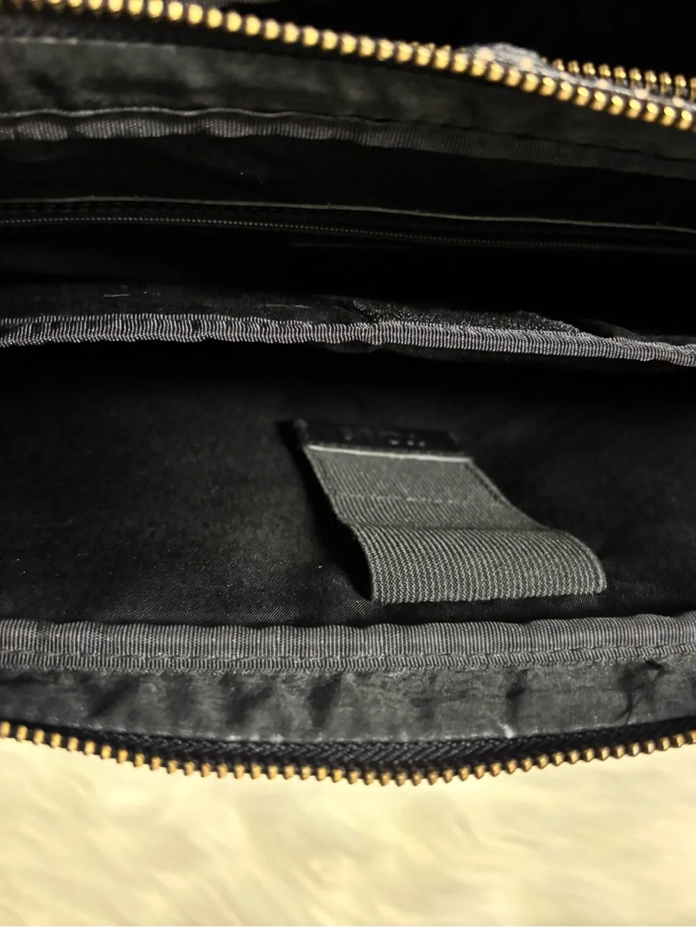 Black Men's Tous Carry-All Briefcase Bag